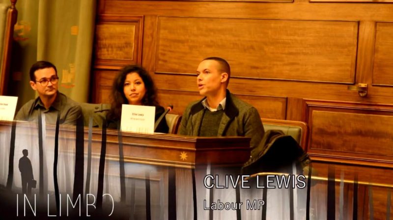 Clive at the In Limbo panel event at City Hall