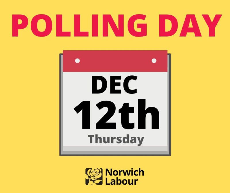 Polling day: Thursday December 12th!