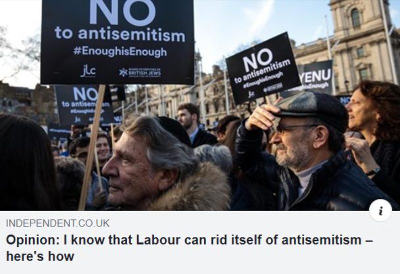 "I know that Labour can rid itself of antisemitism - here