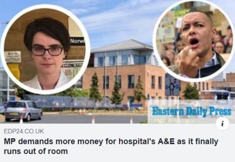 "MP demands more money for hospital