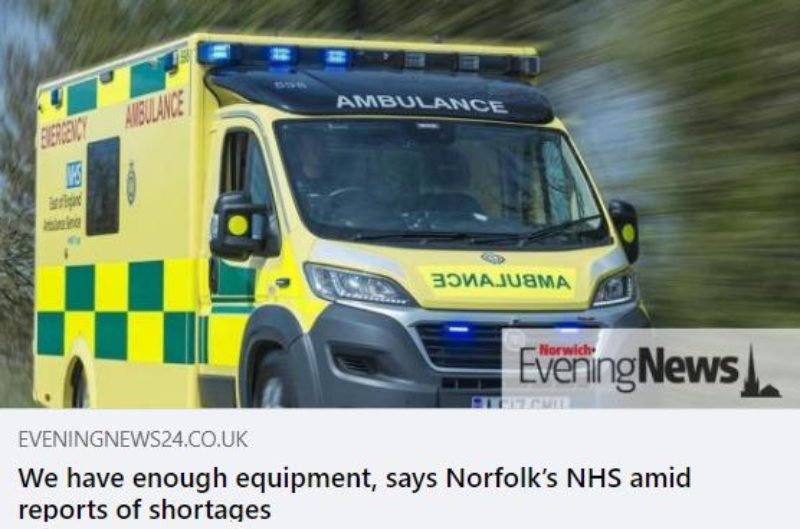 EDP: "We have enough equipment, says Norfolk