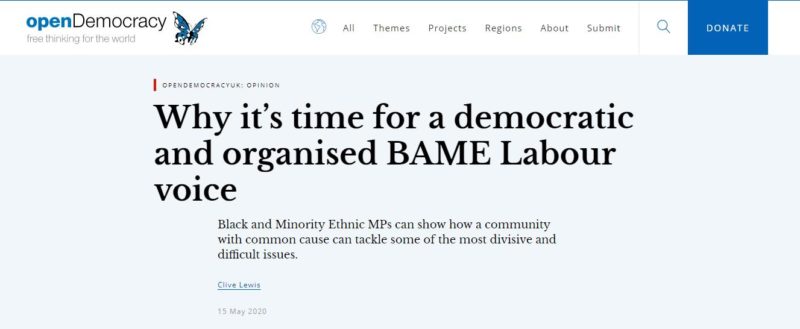 Black and Minority Ethnic MPs can show how a community with common cause can tackle some of the most divisive and difficult issues.
