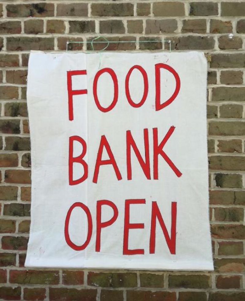 The Foodbank in NR2 is open Sunday - Friday from 12-1pm