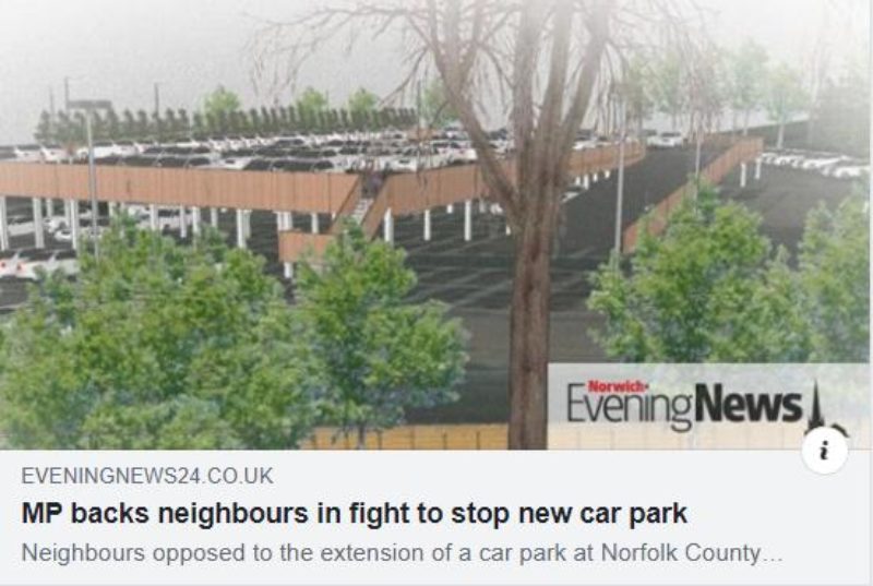 MP backs neighbours in fight to stop new car park