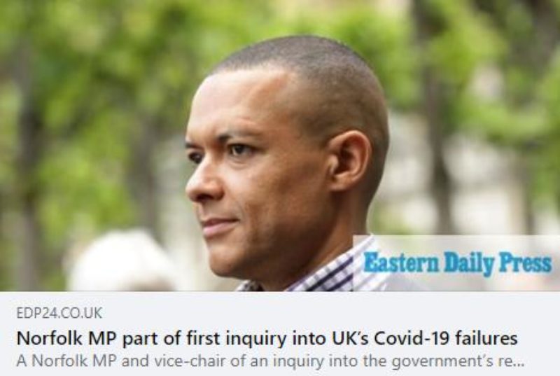 EDP: "Norwich MP part of first inquiry into UK