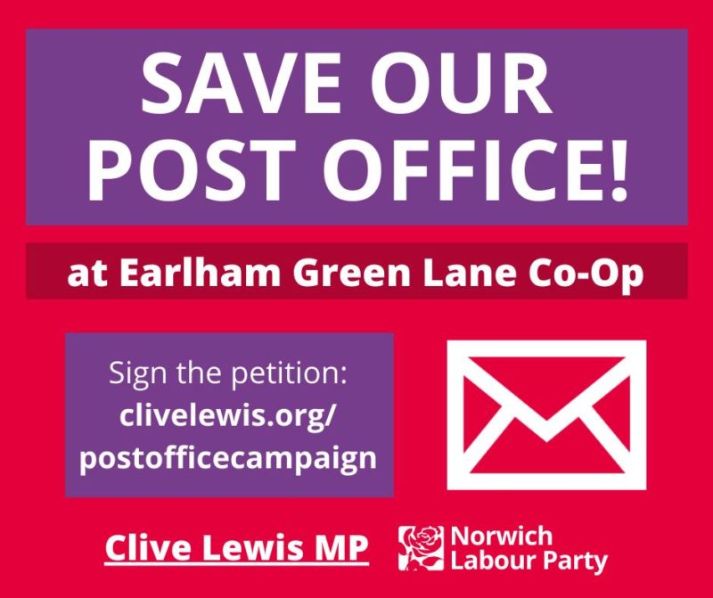 Save our Post Office at Fiveways Co-Op!