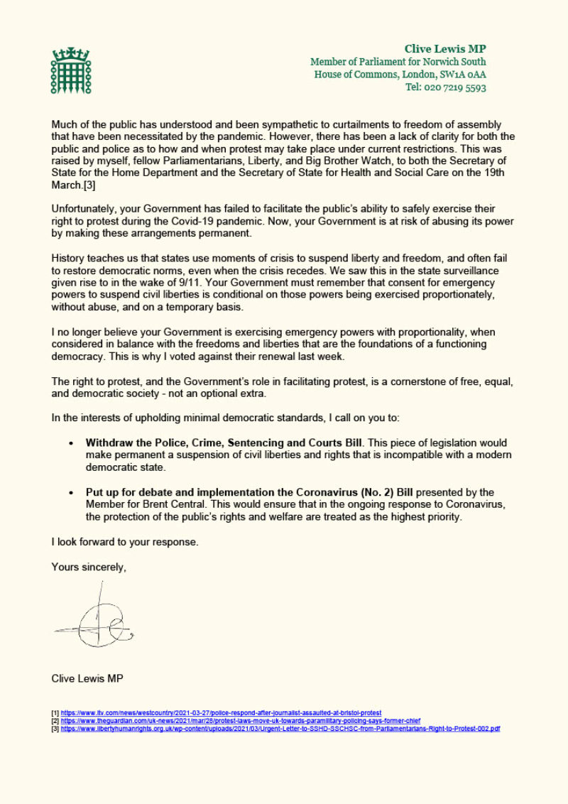 Letter to Boris Johnson - part two