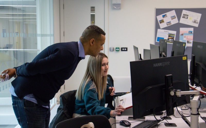 Clive Lewis MP meets student at City College