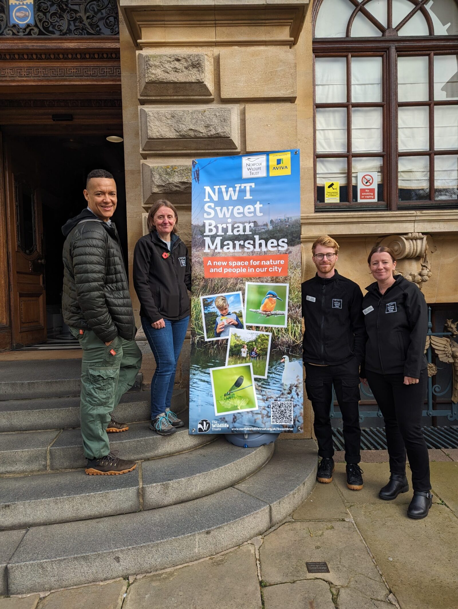 Clive Lewis MP visits the Norfolk Wildlife Trust