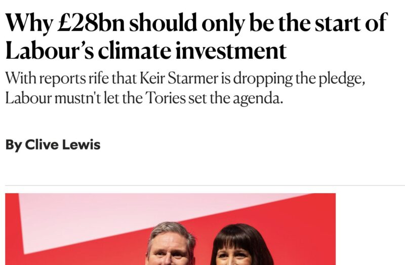 We are only at the start of an era of unprecedented disruption and uncertainty. Ending the age of fossil fuels, supporting people through the transition, and adapting to the impacts of climate breakdown are now the primary tasks of any government.