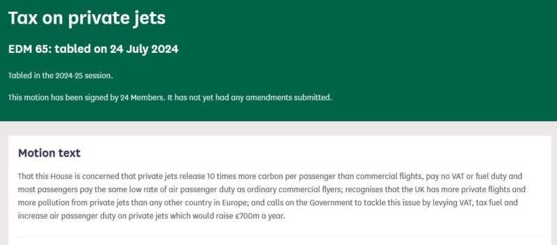 Early Day Motion 65