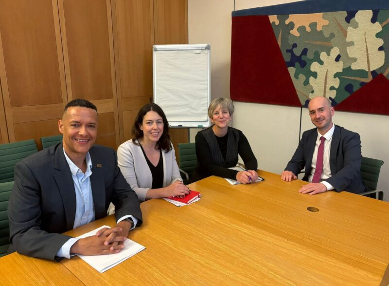 Clive Lewis MP meets the Roads Minister to discuss Norwich Western Link