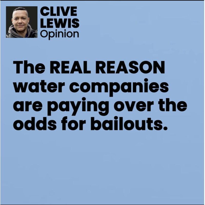 The real reason water companies are paying over the odds for bailouts