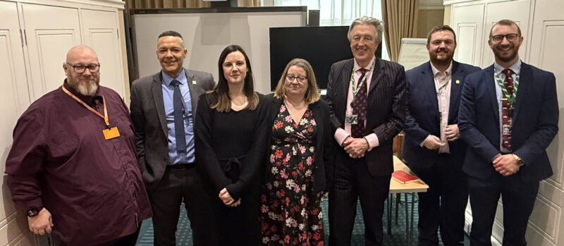 Clive Lewis in parliament with members of the APPG