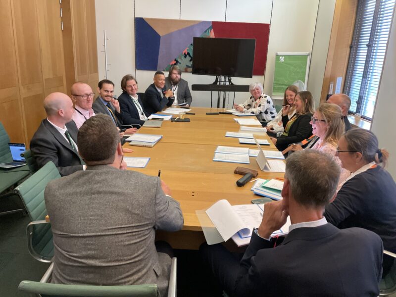 Clive Lewis MP hosts a roundtable in Parliament for Norfolk MPs with the Norfolk School Leaders