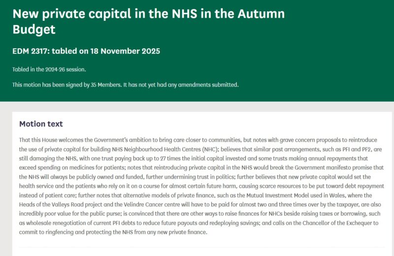 Early Day Motion 2317