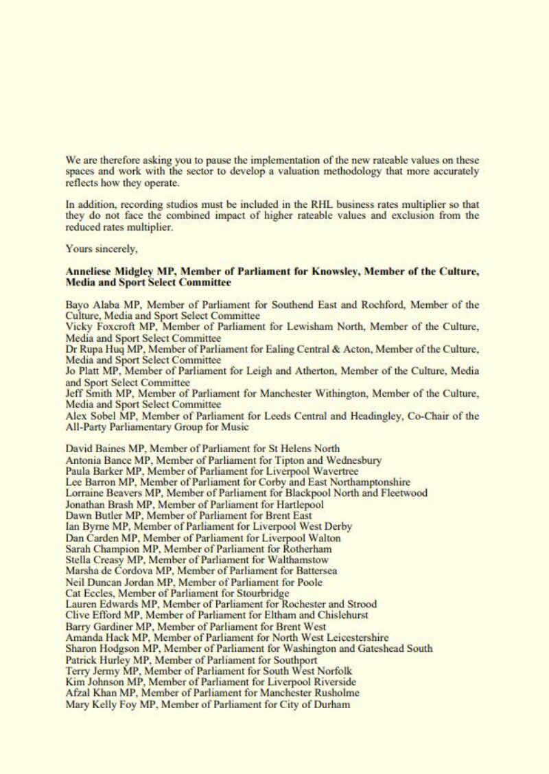 Letter to Chancellor, part 2