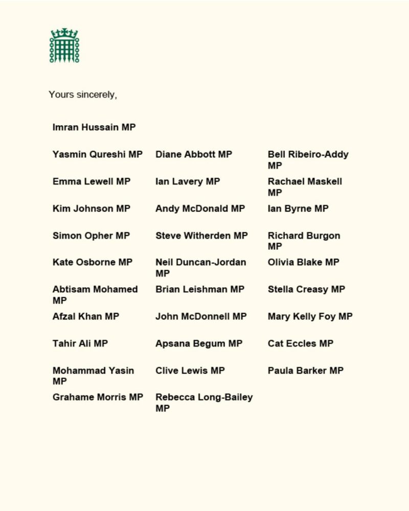 Letter to Home Secretary - 3 