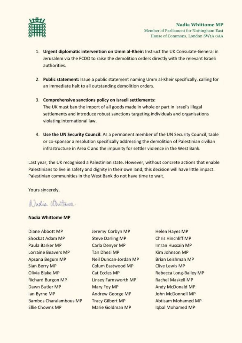 Letter for Foreign Secretary, page 3