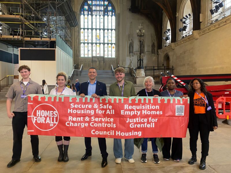 Clive Meeting Norwich Renters Collective in Parliament